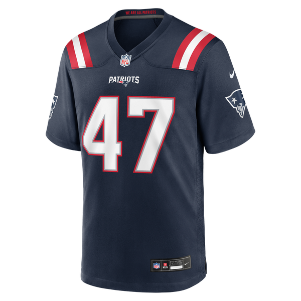 New England Patriots Julian Ashby Navy Team Game Jersey