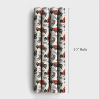 Black Labrador Winter Scarf Gift Wrap, Black Lab Wrapping Paper, Dog Lover Christmas Wrapping Paper, Holiday Puppy Wrapping Paper Roll