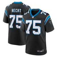 Carolina Panthers Sam Hecht Black Team Game Jersey