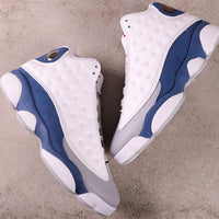 Sneakers, Blue Black Colorway, Lace Up Design, Casual Gift for Sneaker Fans
