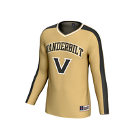 Vanderbilt Commodores NIL Pick-A-Player Lightweight Collegiate Volleyball Fashion Jersey - Gold