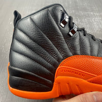 Sneakers, Black Orange Colorway, Casual Gift for Sneaker Fans