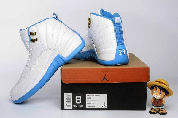 Sneakers, White Blue Colorway, Lace Up Design, Casual Gift for Sneaker Fans