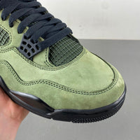 Low Top Sneakers, Army Green Black Colorway, Lace Up Design, Casual Gift for Sneaker Fans