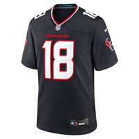 Houston Texans Marvin Harrison Jr. Navy Team Game Jersey