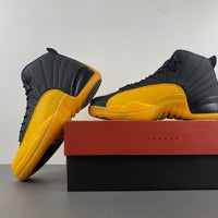 Low Top Sneakers, Black Yellow Gold Colorway, Lace Up Design, Casual Gift for Sneaker Fans