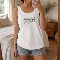 Humorous Christmas Tank, Probably Just Gonna Jingle Some of the Way Tank Top, Tired Holiday Sleeveless Tee, Christmas Tank Top Present