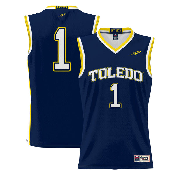 #1 Toledo Rockets Lightweight Basketball Jersey - Blue