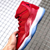 Sneakers, Red Colorway, Lace Up Design, Casual Gift for Sneaker Fans