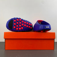 Slides, Royal Blue Red Colorway, Slip On Design, Casual Gift for Shoe Lovers