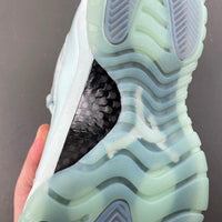 Low Top Sneakers, Green Colorway, Lace Up Design, Casual Gift for Sneaker Fans