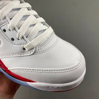 High Top Sneakers, White Black Red Colorway, Lace Up Design, Casual Gift for Sneaker Fans