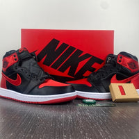 Sneakers, Black Red Colorway, Casual Gift for Sneaker Fans