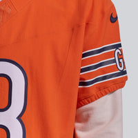 Chicago Bears Caleb Williams Orange Alternate Elite Jersey