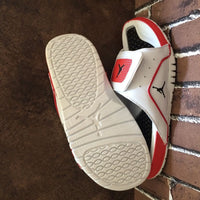 Slides, White Red Colorway, Slip On Design, Casual Gift for Shoe Lovers