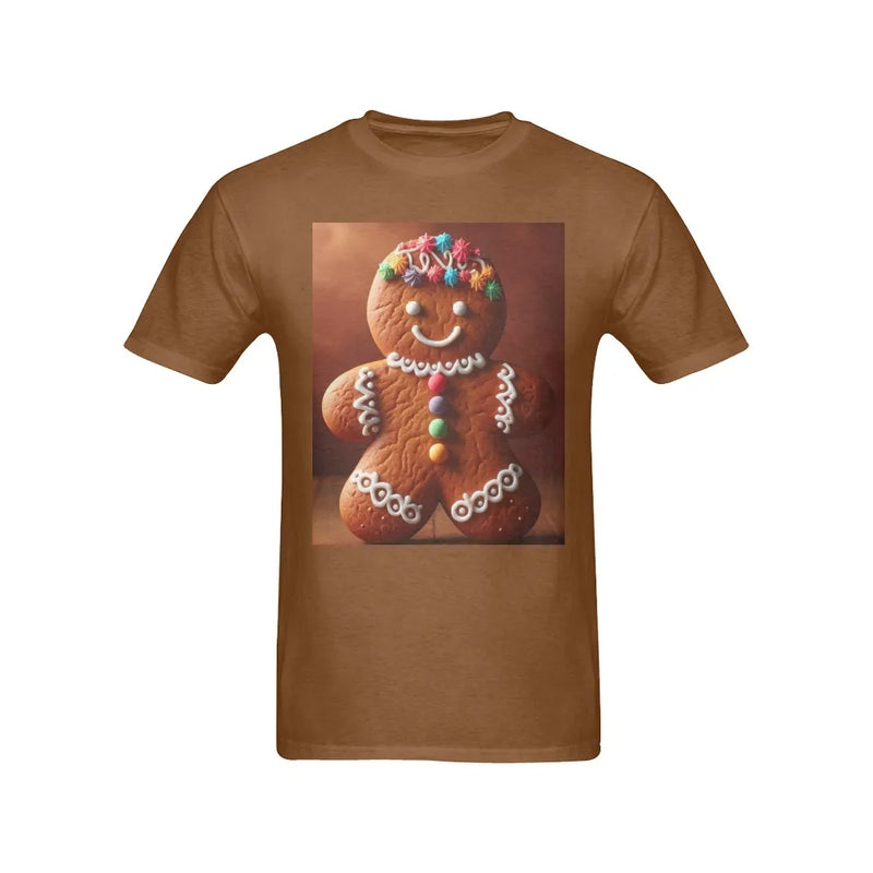 Humorous Gingerbread Shirt, Gingerbread Man T-Shirt, Christmas Cookie Graphic Tee, Holiday Baker T-Shirt, Xmas Gag Present for Men