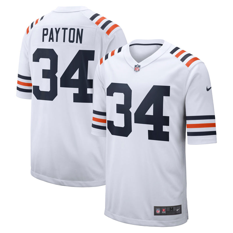 Chicago Bears Walter Payton White Retired Player Alternate Game Jersey