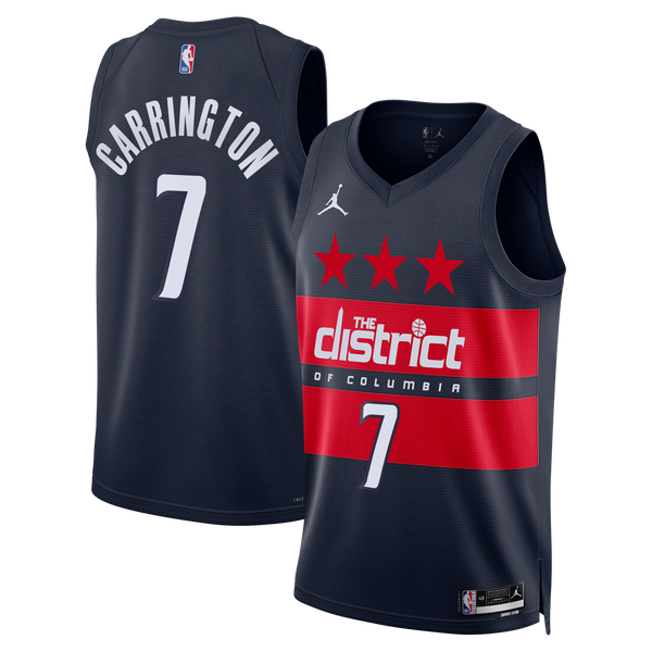Washington Wizards Statement Edition Swingman Jersey - Navy - Bub Carrington