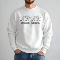 Adorable Gingerbread Baby Reveal Crewneck, Cookies for Two Please Sweatshirt, Holiday Pregnancy Announcement Sweater, Christmas Mom Pullover