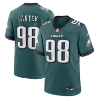 Philadelphia Eagles Jalen Carter Midnight Green Team Game Jersey