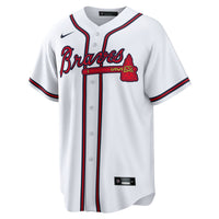 Atlanta Braves Reynaldo Lopez White Home Replica Jersey