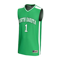 #1 North Dakota Lightweight Basketball Fashion Jersey - Kelly Green