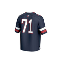 #71 Liberty Flames Lightweight Football Fashion Jersey - Navy