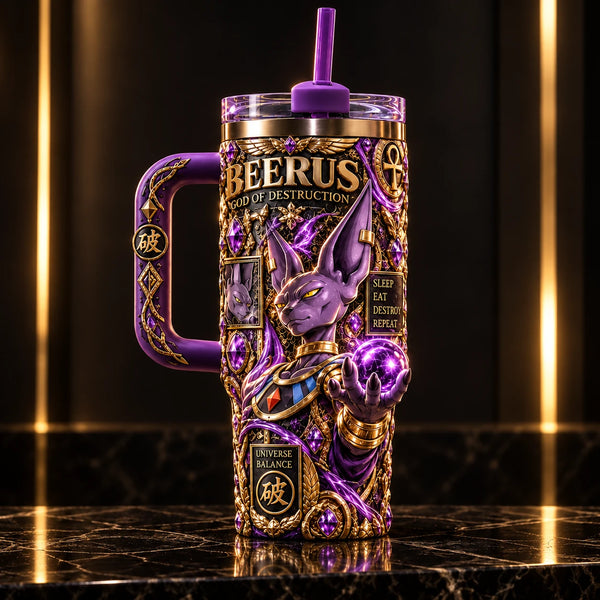 Beerus - Gold Relief, Violet Glow, Universe in Balance - main