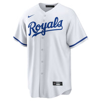 Kansas City Royals White #1 Dad Home Replica Jersey
