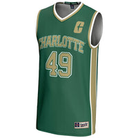 #49 Charlotte 49ers Lightweight Basketball Jersey - Green