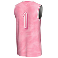 #1 Toledo Rockets Lightweight Basketball Fashion Jersey - Pink