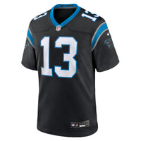 Carolina Panthers Hunter Renfrow Black Team Game Jersey