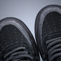 Low Top Sneakers, Black Colorway, Lace Up Design, Casual Gift for Sneaker Fans