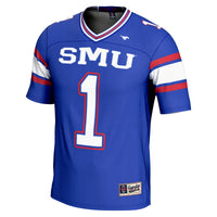 #1 SMU Mustangs Endzone Football Jersey - Royal
