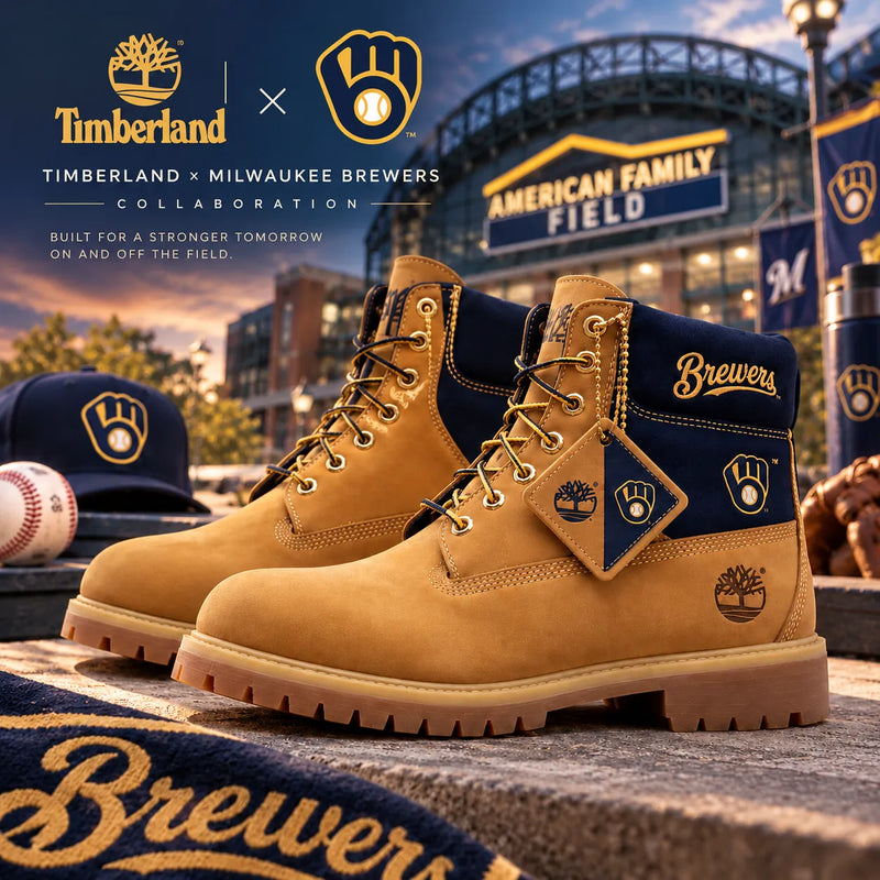 MIL Gameday Lines - Navy Collar on a Wheat Six-Inch Boot