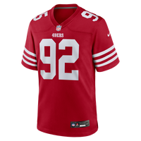 San Francisco 49ers Alfred Collins Scarlet Team Game Jersey