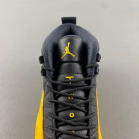 Low Top Sneakers, Black Yellow Gold Colorway, Lace Up Design, Casual Gift for Sneaker Fans