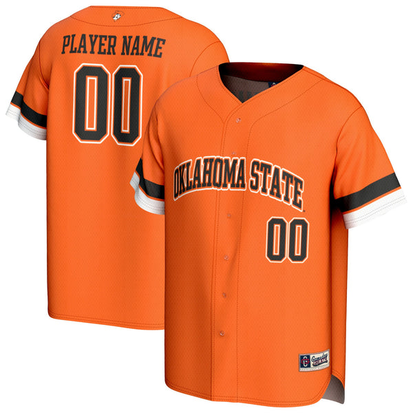 Oklahoma State Cowboys NIL Pick-A-Player Lightweight Baseball Jersey - Orange