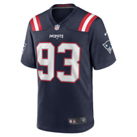 New England Patriots Richard Seymour Navy Retired Player Game Jersey