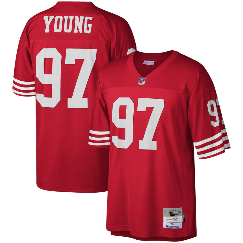 San Francisco 49ers Bryant Young Scarlet Legacy Replica Jersey