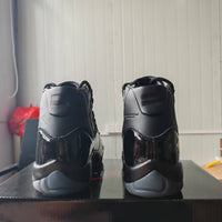 High Top Sneakers, Black Colorway, Lace Up Design, Casual Gift for Sneaker Fans