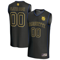 Marquette Golden Eagles Lightweight Collegiate Basketball NIL Pick-A-Player Fashion Jersey - Black