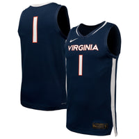 Navy Virginia Cavaliers Replica Basketball Jersey