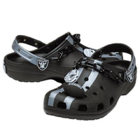 NFL Las Vegas Raiders Classic Clogs - Black / Silver - Style 212450-90H