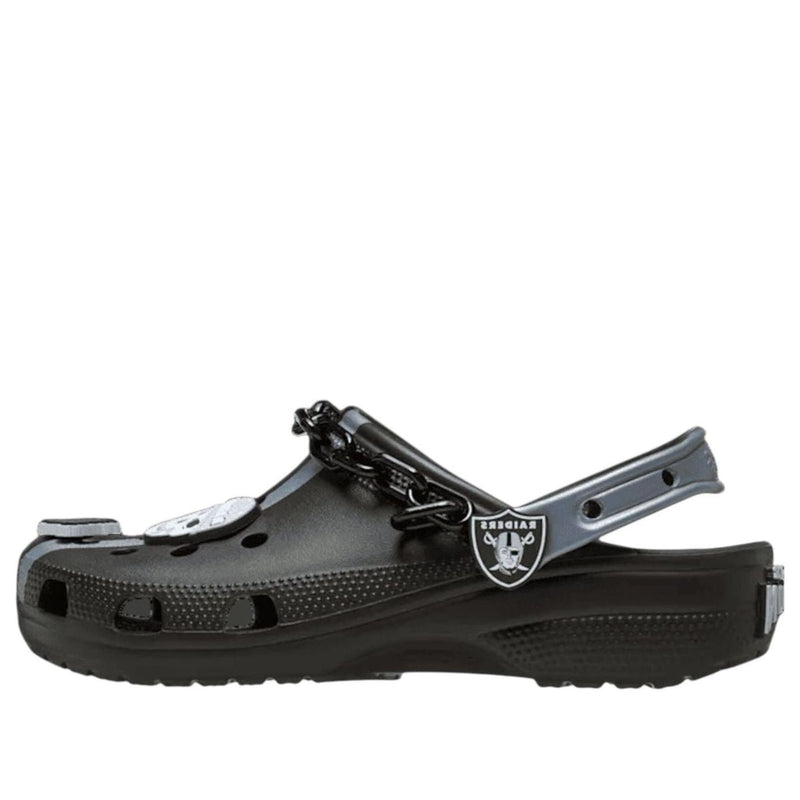 NFL Las Vegas Raiders Classic Clogs - Black / Silver - Style 212450-90H