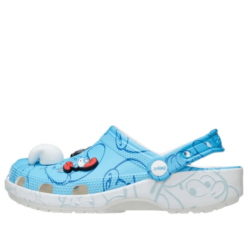 The Smurfs Allover Print Classic Clogs - Blue / White - Style 210820-90H