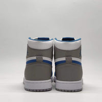 Retro High Top Sneakers, Blue Colorway, Lace Up Design, Casual Gift for Sneaker Fans