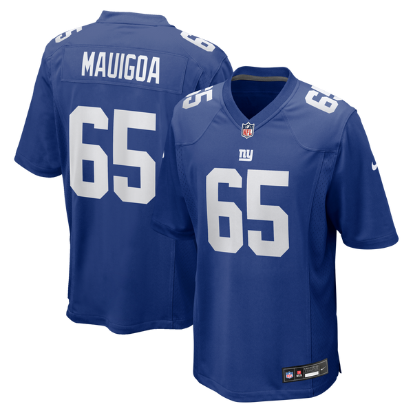 New York Giants Francis Mauigoa Royal 2026 NFL Draft First Round Pick No. 10 Team Game Jersey