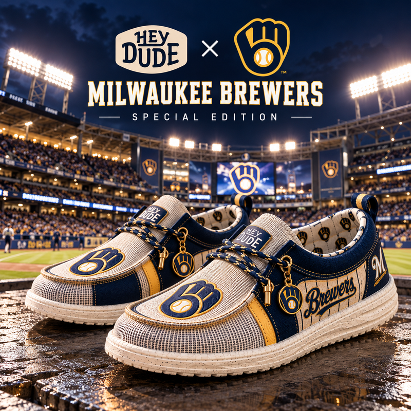 Milwaukee Brewers Emblem - Quiet Presence Driving Loafers