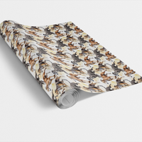 Watercolor Dog Breed Gift Wrap, Greyhound Gift Wrapping Paper, Elegant Pet Wrapping Paper, Birthday Christmas Present Wrap